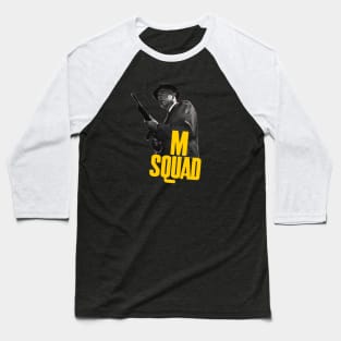 M Squad - Lee Marvin - 50s Cop Show Baseball T-Shirt